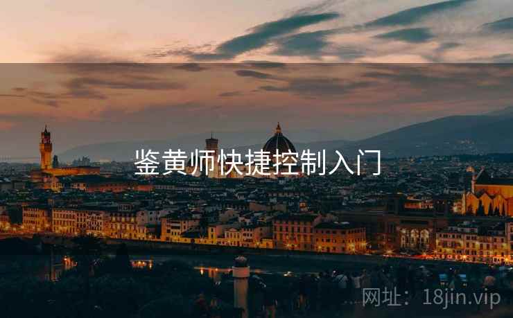 鉴黄师快捷控制入门 鉴黄师快捷控制入门